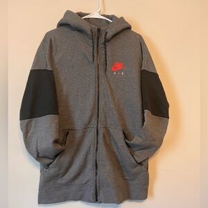 Men’s Grey Nike Air full zip hoodie